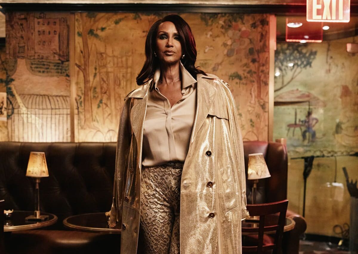 Iman alla festa per il nuovo negozio di Michael Kors a New York
