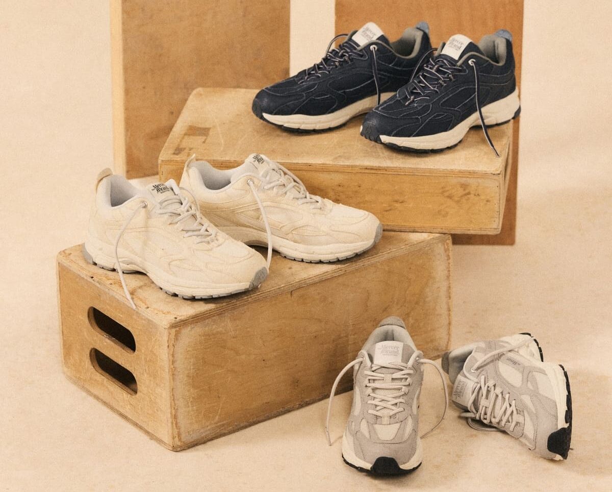 Nuove Sneaker RE-RUN MERCER AMSTERDAM x OCTOBRE ÉDITIONS Crème 169 €