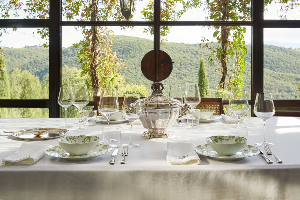 Quagliotti tessile collezione tavola Antonia
