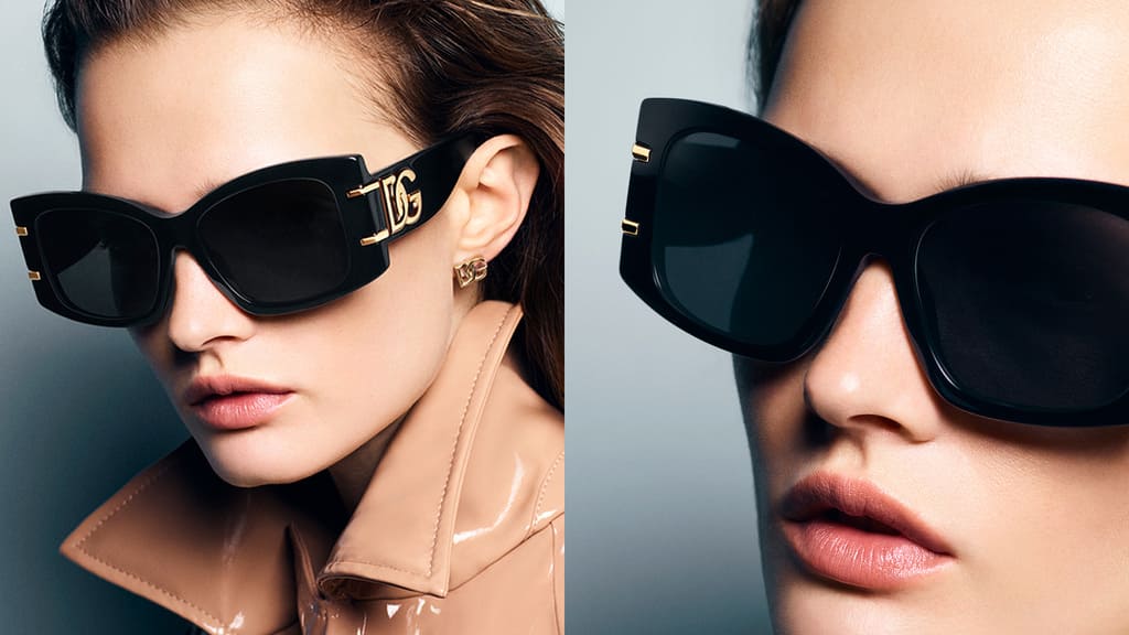 Occhiali da sole Dolce & Gabbana PE 2025 con logo DG Crossed