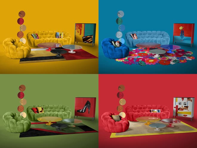 Roche Bobois capsule Almodovar Salone del Mobile